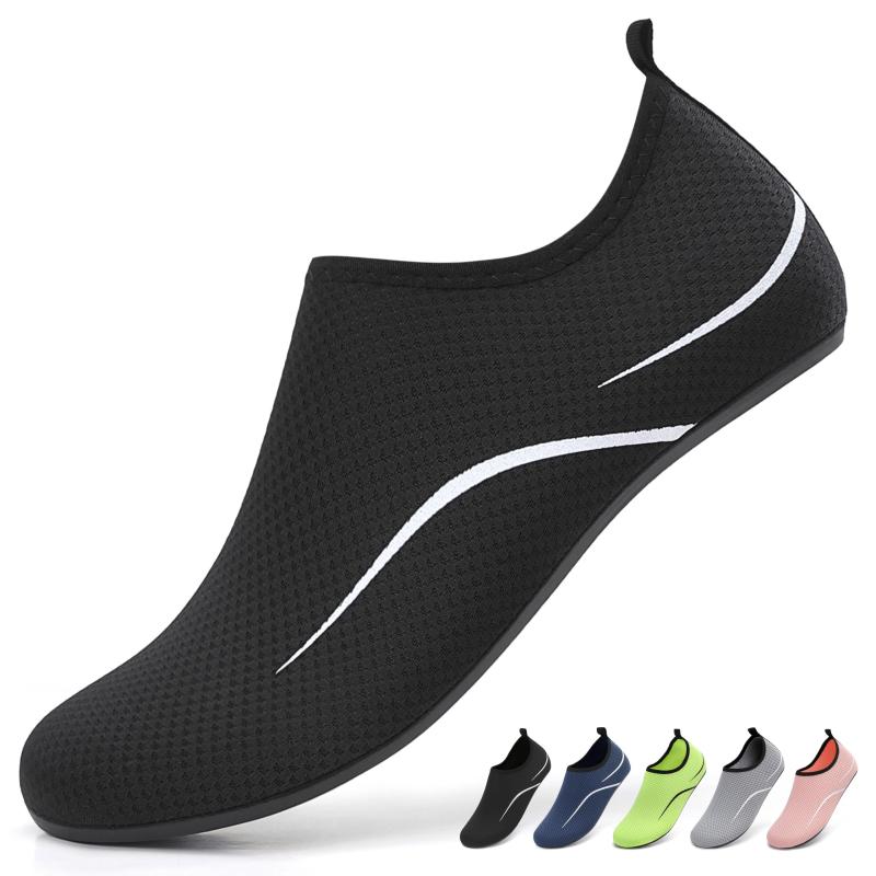 [LUEDKA] マリンシューズ メンズ ウォーターシューズ レディース アクア フィットネス ビーチ 軽量 通気 滑り止 ヨガ サーフィン シュノーケリング 水陸両用