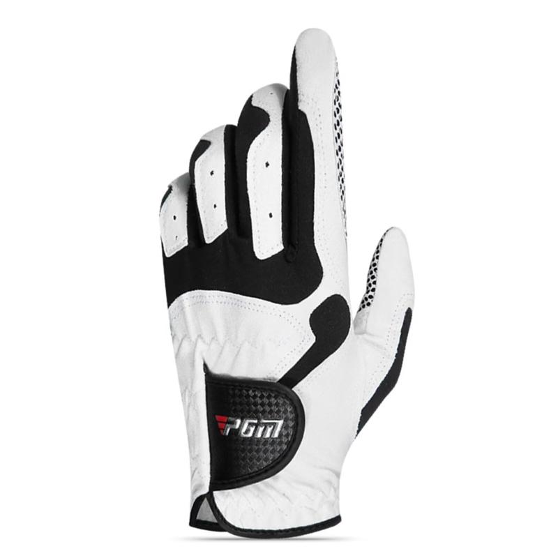 SunGoddy ゴルフグローブ メンズ 1個左手用 滑り止め 柔らかい ゴルフ用 繊維布 フィット感 マジックテ..