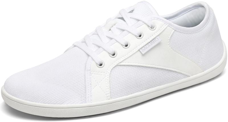 [SAGUARO] ベアフットシューズ メンズ レディース 幅広 ポータブル ミニマリストシューズ 通気 ベアフットカジュアルシューズ 滑り止め 裸足スニーカー 男女兼用, ホワイト, 24.0 cm