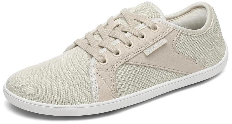 [SAGUARO] ベアフットシューズ メンズ レディース 幅広 ポータブル ミニマリストシューズ 通気 ベアフットカジュアルシューズ 滑り止め 裸足スニーカー 男女兼用, ライスホワイト, 25.5 cm