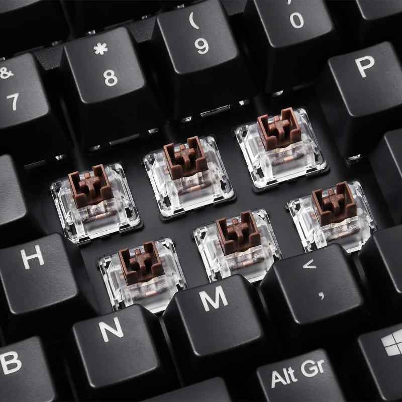 Perixx ペリックス PERIBOARD-322 トラックボール付き メカニカルキーボード 直径55mmの大型ボール チルトホイール機能 USBハブ2個付 テンキー搭載 英語配列 【正規品】 (バックライト付きメカ