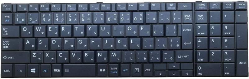 PH@適用する 東芝 dynabook Satellite B554/K B554/L B554/M B554/U B553/L B553/J 日本語キーボード テンキーあり