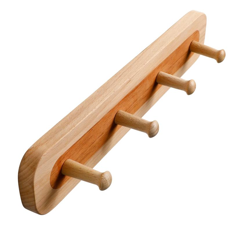 木製フック 強力粘着フック おしゃれフック 壁傷つけない ウォールフック 壁掛けフック 洋服掛け ウォールハンガー 帽子掛け 帽子収納 装飾壁掛けフック タオルハンガー CRAFT KITTIES