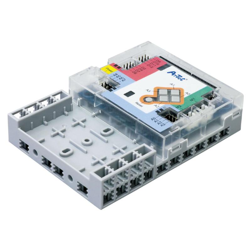 アーテック(Artec) プログラミング教材 電子パーツ Studuino スタディーノ カバー台座付 153129計測・制御の基本から応用までこれ一つカバー付きタイプ。接続可能センサー数：8、サーボモーター数：8、DCモーター数：2PC接続を行うためにはUSBケーブルminiBタイプを別途用意する必要があります。