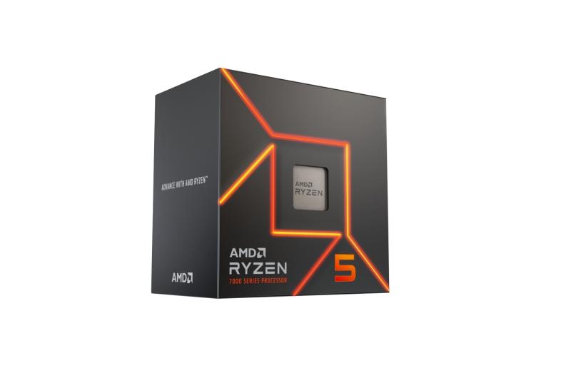 AMD CPU Ryzen 5 7500F W/Wraith Stealth Cooler BOX 100-100000597BOX CP1707Zen 4アーキテクチャを採用し、前世代からの性能向上と電力効率の最適化を実現しています。AM5ソケットに対応し、DDR5メモリやPCIe 5.0をサポート。最新のマザーボードとの組み合わせで、将来のアップグレードにも対応可能です。TDP65Wの省電力設計により、発熱を抑えつつ高いパフォーマンスを維持します。L2＋L3合計38MBのキャッシュメモリを搭載しており、データの処理やアクセスが高速化され、スムーズなパフォーマンスを提供します。小型で扱いやすいWraith Stealthクーラーが同梱されており、追加の冷却ソリューションを購入する必要がありません。