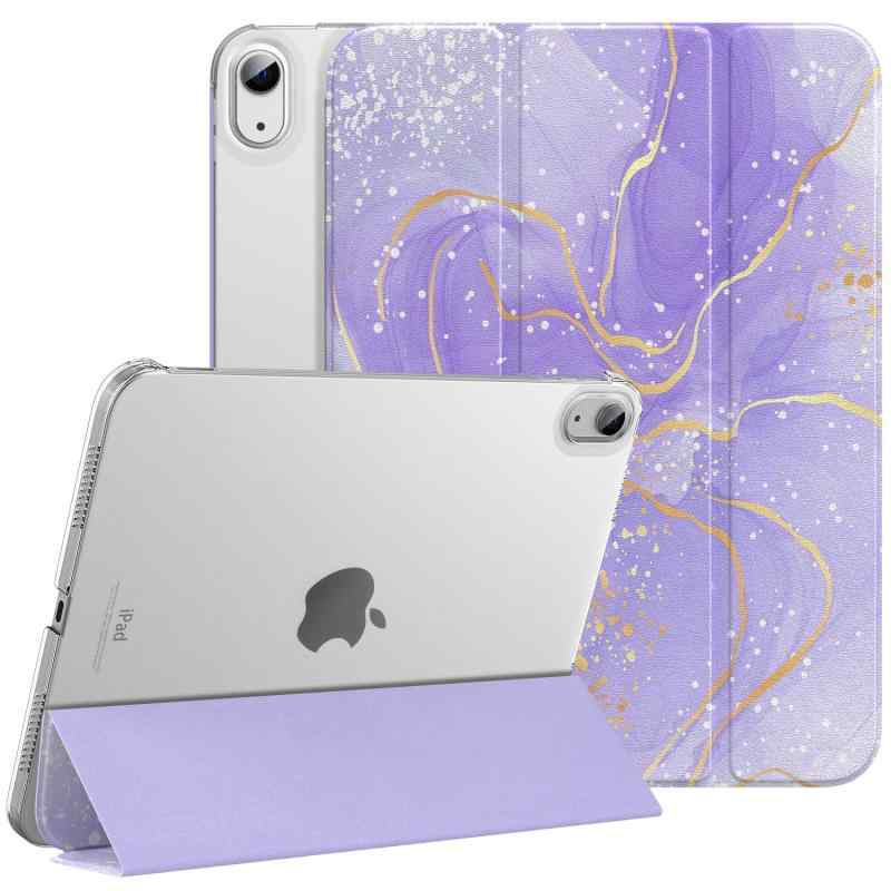 Dadanism iPad 11世代 A16/10世代 2025 ケース 11インチ 10.9インチ カバー 三つ折り スタンドケース PC「対応機種」 New iPad (A16) 11インチ 第11世代（モデル番号：A3354/A3355/A3356）及び iPad 第10世代 2022 10.9インチ（モデル番号：A2696/A2757/A2777）向けに専用設計された半透明バックケースです。iPad Air 11 第7世代(M3)(×）、iPad Air 11 第6世代(M2)(×）、iPad Air 10.9インチ 第5/4世代（×）、又は他の機種に適用出来ませんので、ご購入の前にお手元のタブレット機種をご確認ください。「前蓋PUレザー＋背面半透明PC」　ケースの蓋は耐久性に優れた高級PUレザーで仕上げられて、インナーの素材は柔軟なマイクロファイバー製で、端末が摩擦により発生する擦り傷を和らげます。iPadをしっかりと保護できます。背面ケースは無色半透明PC製で薄型一体式手帳型全保護仕様となっており、優しい手触り感じがして、取付やすくなっています。「三つ折り・スタンド機能」　カバーを折れる仕様にデザインして、折巻きしてスタンドになれて、二つの置く角度調整できて、両手解放で動画観賞や、タイピング、ゲームなども快適にご利用頂けます。「オートスリープ機能」　オートスリープ機能でカバーを開ける閉めることで電源自動的にオン・オフなります。マグネット内蔵されているためカバンに入れてもカバーが勝手に開けることを心配必要なくしっかり閉められます。「ぴったり着装」　専用設計された全面保護ケースとなっているため、ケースを装着したまま電源ボタン、音量ボタン、写真を撮る、充電等すべての機能にアクセスできます。デザインはファッションですから学生やビジネスマンやサラリーマンなどにとても合います。