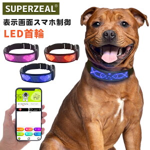 首輪 光る 犬 光る首輪 LED 犬用 名前 夜間 散歩 LEDライト カラー ペット 猫 夜 夜道 USB充電式 大型犬 中型犬 小型犬 ドッグ くびわ ライト ワンちゃん 安心 安全 事故防止 交通安全 ジョギング ウォーキング サイズ調節可能 おしゃれ