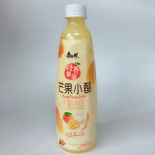 康師傅芒果小酪 カンシーフー 中華飲料 人気飲み物 ドリンク ペットボトル飲料 中国産 500ml 賞味期限2024年5月17日