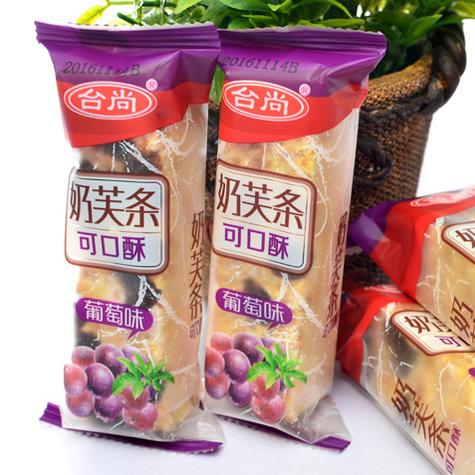 中華菓子 可口酥 &#22902;芙条 ブドウ味 小分け 中華菓子サチマ 中国 駄菓子 個包装おやつ 308g 12本入【当店オススメ】