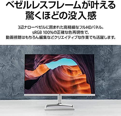 ＼楽天ランキング1位／ 日本HP HP モニター 21.5インチ M22f 背面ブラック ディスプレイ フルHD 非光沢IPSパネル 超薄型 省スペース スリムベゼル HP - Image 3