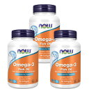 【3個セット】オメガ3(EPA 180 / DHA 120)フィッシュオイル 90粒 | サプリメント 健康サプリ サプリ DHA EPA now ナウ 栄養補...