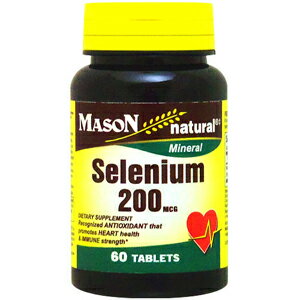 セレニウム（セレン） 200mcg 60粒 サプリメント 健康サプリ サプリ ミネラル 栄養補助 栄養補助食品 アメリカ タブ…