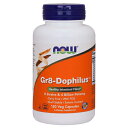 Gr8-Dophilus 8種類の善玉菌で健康ライフ NOW社の「GR-8 ドフィルス」は、私たちのおなかのなかで健康を支える8種の善玉菌を1粒で補えるサプリメントです。 アシドフィルス菌やカゼイ菌、ラムノサス菌など年齢を重ねることや生活のアンバランスさの程度で必要量が多くなる乳酸菌をまとめてカプセルに詰め込みました。からだの中からキレイになりたい方、一日をスッキリとスタートさせたい方の毎日の健康管理に、キレイの維持にぜひお役立て下さい。 発売元NOW（ナウ） 内容量 / 形状 / サイズ120粒※約40〜120日分/ ※イラストはイメージで実際のものと色や形は異なります。摂取目安・使用方法・栄養補助食品として1日1〜3粒を目安に、1〜3回に分けてお召し上がりください。・食品ですのでどのように召し上がっても結構ですが、食間もしくは空腹時のご摂取をおすすめします。注意事項 ●次に該当する方は、ご摂取前に医師にご相談ください。 ・妊娠・授乳中 ・医師による治療・投薬を受けている（特に免疫系疾患の方や免疫抑制剤を服用中の方） ●お子様の手の届かない場所で保管してください。 ●高温多湿を避けて、暗所で保管してください。 ●製造時に110億個の生菌を含んでいます。 ●開封後は冷蔵庫で保管してください。そうすれば、賞味期限まで1粒あたり40億個の生菌数を保つことができます。 ※非遺伝子組換え（Non-GMO） ※ページ下部に記載の「サプリメント等についてのご注意」も必ずご確認ください。 アレルギー情報※微量の大豆タンパク質（ペプチド）とグルテン（ペプチド）を含みます。※小麦、牛乳、卵、魚、貝類、木の実は含まれておりませんが、これらのアレルゲンを含む他の原材料を加工しているGMP認定工場で製造しております。特記事項-成分表示（1粒あたり） ◆プロバイオティクス8種ブレンド 40億CFU・ラクトバチルス アシドフィルス（La-14） 　12億・ラクトバチルス カゼイ（Lc-11） 　　　 6億・ラクトバチルス ラムノサス（Lr-32）　 　　 6億・ラクトバチルス サリバリウス（Ls-33）　　 6億・ストレプトコッカス サーモフィルス（St-21）4億・ビフィドバクテリウム ビフィダム（Bb-02）2億・ビフィドバクテリウム ロンガム（BI-05）　　2億・ビフィドバクテリウム ラクティス（BI-04）2億※製造時の生存菌数は1粒あたり110億個(その他の成分)◆セルロース（カプセル）、FOS（フラクトオリゴ糖）、アスコルビン酸、ステアリン酸マグネシウム（野菜由来）、腸溶性コーティング剤・広告文責：Suplinx Corp. 0120-326-039・生産国：アメリカ製 ・商品区分：食品