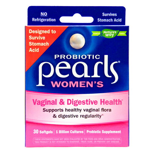 プロバイオティック パールズ ウーマンズ 女性用乳酸菌ブレンド 30粒lプロバイオティクス10億個の善玉菌 小粒 飲みやすい おなかの調子をととのえる Probiotic Pearls Women s