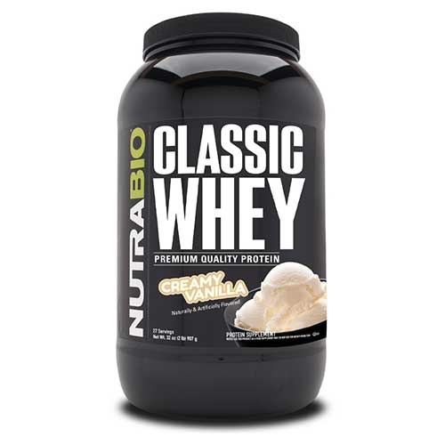 クラシック ホエイ プレミアムクオリティ プロテイン（WPC80） ※クリーミーバニラ 907g｜ホエイプロテイン Proven Whey Whey Isolate Protein トレーニング 運動 筋トレ ワークアウト ジム スポーツ Nutrabio ニュートラバイオ 海外サプリ アメリカサプリ