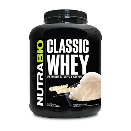 クラシック ホエイ プレミアムクオリティ プロテイン（WPC80） ※クリーミーバニラ 2268g｜ホエイプロテイン Proven Whey Whey Isolate Protein トレーニング 運動 筋トレ ワークアウト ジム スポーツ Nutrabio ニュートラバイオ 海外サプリ アメリカサプリ