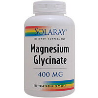 マグネシウム 400mg（グリシン結合） 120粒 [サプリメント/健康サプリ/サプリ/ミネラル/マグネシウム/SOLARAY/ソラレー/栄養補助/栄養補助食品/ロコモ/アメリカ/カプセル/サプリンクス]