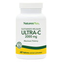 ウルトラC 2000mg （タイムリリース型） 60粒 サプリメント 健康サプリ サプリ ビタミン ビタミンC Nature'sPlus ネイチャーズプラス 栄養補助 栄養補助食品 アメリカ タブレット サプリンクス