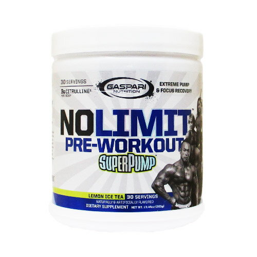 ノーリミットプレワークアウト スーパーパンプ 381g | NOLIMIT プレワークアウト IFBB 山岸秀匡 ビッグヒデ スーパーパンプ Gaspari Nutrition ギャスパリ ガスパリ