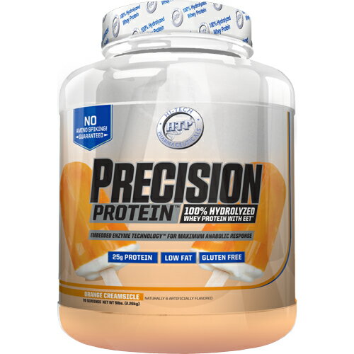 プレシジョン プロテイン（加水分解ホエイプロテイン）2.26kgハイテク Hitech ホエイプロテイン パワー アスリート トレーニング 運動 筋トレ ワークアウト ジム スポーツ Precision Protein Orange Creamsicle