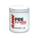 PRE EXTREME 発売元 RAW NUTRITION （ローニュートリション） 内容量 / 形状 / サイズ 360g （約30回分） / ※イラストはイメージで実際のものと色や形は異なります。 摂取目安・使用方法 ・栄養補助食品として添付スプーン1杯を目安に240～300mlのお水に混ぜてお召し上がりください。 ・食品ですのでどのように召し上がっても結構ですが、トレーニングの30分前までのご摂取をおすすめします。 ※英文ラベル日本語訳 注意事項 ●18歳未満の方はご摂取しないでください。 ●次に該当する方はご摂取前に医師にご相談ください。 ・妊娠・授乳中 ・医師による治療・投薬を受けている ●何らかの副作用を感じた場合は摂取を止め、医師にご相談ください。 ●摂取目安はお守りください。 ●お子様の手の届かない場所で保管してください。 ●カフェインに過敏な方は摂取しないでください。 ●他のカフェインを含む食事やサプリメントとの併用はしないでください。 ※ページ下部に記載の「サプリメント等についてのご注意」も必ずご確認下さい。 アレルギー情報 同じ製造ラインで卵、魚、貝類、木の実、小麦、大豆、牛乳、ゴマを含む製品を製造しています。 特記事項 商品内にスプーンが付属されています。 成分表示 （添付スプーン1杯[約12g]あたり） ◆ビタミンB3（ナイアシンアミドとして） 20mg NE ◆ビタミンB12（メチルコバラミンとして） 250mcg ◆ベータアラニン 3.5g ◆Lシトルリンマレート 1：1　2.5g ◆Lチロシン 1.5g ◆硫酸アグマチン 1.5g ◆無水ベタイン 1g ◆無水カフェイン 400mg （その他成分） ◆天然＆人工香味料、リン酸ジナトリウム、クエン酸、マルトデキストリン、スクラロース、アセスルファムK、ケイ素 ・広告文責：Suplinx Corp 0120-326-039 ・生産国：アメリカ製 ・商品区分：食品