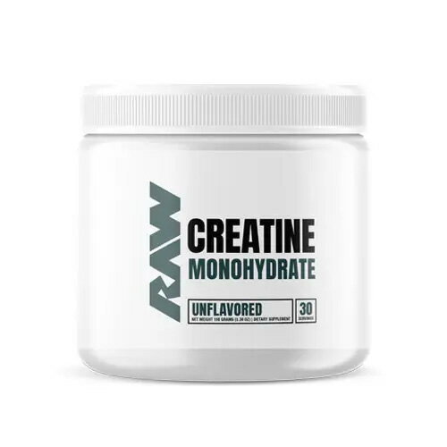 CREATINE MONOHYDRATE 100％ピュアのクレアチンモノハイドレートで爆発的なパワーを クレアチンモノハイドレートは、何十年も前に市場に登場した最初のスポーツサプリメントの一つで、それが時を経てもなお存在し続けているのには理由があります。 この成分は、何度も試験で証明されており、パワーの出力向上に寄与します。クレアチンは、重量トレーニングの世界では基本的な存在で、アスリートが優れたパフォーマンスを発揮するための基盤を築きます。 クレアチンは体内で自然に生成される化合物で、筋肉の主要なエネルギー源であるATPの生成に重要な役割を果たします。Raw Nutritionのクレアチンは、純粋で高品質なクレアチンモノハイドレートを提供し、筋肉のエネルギー、筋力、持久力を増加させるのに役立ち、より一層頑張ってトレーニングを行うことができます。 あなたの体内のクレアチンの約95％は、ホスホクレアチンの形で筋肉に蓄えられています。クレアチンモノハイドレートを毎日補充すると、これらの蓄えが増加します。それにより、体内でのATPの生産量が増加します。ATPはしばしば体内のエネルギー通貨と呼ばれています。トレーニング中に利用可能なATPが増えることで、筋肉細胞はより重い負荷を処理できるようになります。 発売元 RAW NUTRITION （ローニュートリション） 内容量 / 形状 / サイズ 150g （約30回分） 摂取目安 ・栄養補助食品として添付スプーン1杯（約5g）を目安に240～360mlのお水に混ぜてお召し上がりください。 ・食品ですのでどのように召し上がっても結構ですが、炭水化物が豊富なフードとの併用がおすすめです。 ※英文ラベル日本語訳 注意事項 ●次に該当する方はご摂取しないでください。 ・18歳未満 ・妊娠・授乳中 ●処方箋薬との併用はお避けください。 また医師や薬剤師に必ずご相談ください。 ●お子様の手の届かない場所で保管してください。 ※ページ下部に記載の「サプリメント等についてのご注意」も必ずご確認ください。 アレルギー情報 同じ製造ラインで牛乳、卵、小麦、魚、貝類、木の実、ピーナッツ、大豆、ゴマを含む製品を製造しています。 特記事項 商品内にスプーンが付属されています。 成分表示 （添付スプーン1杯[約5g]あたり） ◆クレアチンモノハイドレート 5g （その他成分） 無し ・広告文責：Suplinx ・生産国：アメリカ製 ・商品区分：食品