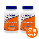 【全品P10倍★10日0:00~11日01:59まで】【2個セット】Lカルニチン 1000mg 50粒 サプリメント ダイエット ダイエットサプリ サプリ カルニチン now ナウ 栄養補助 栄養補助食品 アメリカ タブレット
