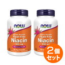 【2個セット】ダブルストレングス フラッシュフリー ナイアシン（ビタミンB3）500mg 90粒 サプリメント 健康サプリ サプリ ビタミン ナイアシン now ナウ 栄養補助 アメリカ カプセル ビタミンB3 ナイアシン