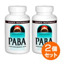 【2個セット】PABA 100mg 100粒 サプリメント 健康サプリ サプリ ビタミン ビタミンB群 栄養補助 栄養補助食品 アメリカ タブレット サプリンクスSource Naturals