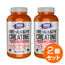 Kre-Alkalyn&reg; Creatine ローディング不要！しっかり届くクレアチンで ビースト級ボディを目指せ！ 結果を求めるアスリートが栄養補給面で重要視するクレアチン。 もともと私たちのからだの中に存在するエネルギー源で、「ここ一番！」といったときの肉体作りに選ばれるスポーツサプリメントの中心的存在です。 従来のクレアチンは・・・ ・ローディング： 1週間程度を目安にクレアチンを筋肉にためる期間 ・サイクル： 体がクレアチンに慣れないように、補給を休止する期間 ・ブローティング： おなかにガスがたまったり、ゆるくなること こういった点があり、効率的に補給するのが難しいサプリメントという声もあります。 NOW社の「クレアルカリン クレアチン」は、ボディビルディングチャンピオンから科学の道に転進したJeff Golini氏が率いる、All American Pharmaceutical＆Natural Foods Corporationが放つph値安定型のクレアチンです。 ここがすごい 「クレアルカリン」 ・ ローデイング＆サイクル期間が不要！ ・ 高純度を保ったまま、しっかり実感できる ・ 安定したph値で、おなかにやさしく吸収 ・ 大容量250粒入り＆1粒にクレアチン750mg含有 クレアチンの「筋力」「パワー」「サイズ」に対する可能性を、「量」ではなく、「質」で目指したクレアルカリン。 効率的にかしこく筋トレをして、"勝てるカラダ作り"には、NOW社の「クレアルカリン クレアチン」で決まりです！ 発売元 NOW社 容量 240粒 ※約30〜60日分 形状 サイズ 約23mm×8mm ※イラストはイメージで実際のものと色や形は異なります。 お召し上がり方 ・栄養補助食品として1日4〜8粒を目安にお召し上がり下さい。 ・食品ですのでどのように召し上がっても結構ですが、たっぷりのお水と一緒のご摂取をおすすめします。 ※英文ラベル日本語訳 注意事項 ●次に該当する方はご摂取前に医師にご相談下さい。 ・腎臓疾患 ・腎臓疾患に関する処方箋薬を服用中 ●摂取目安はお守り下さい。 ●本製品の摂取中は、積極的な水分補給を心がけて下さい。 ●高温多湿を避けて保管して下さい。 ※砂糖、塩、スターチ、イースト、小麦、グルテン、とうもろこし、大豆、牛乳、卵、貝類、保存料は含まれておりません。 ※ページ下部に記載の「サプリメント等についてのご注意」も必ずご確認下さい。 成分表示 （2粒あたり） ◆クレアルカリン（Kre-Alkalyn®）　　　　1500mg（1.5g） ※バッファード クレアチンモノハイドレート （その他成分） ◆ヒプロメロース（セルロースカプセル）、微結晶性セルロース、二酸化ケイ素、野菜由来ステアリン酸 ・広告文責：Suplinx Corp 0120-326-039　・生産国：アメリカ製　・商品区分：食品※メーカーの規格変更にともない、パッケージ等がWEBご案内内容と異なる商品が届く場合がございます。