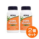 ドーパ ムクナ標準化エキス 90粒（ハッショウマメ 八升豆） サプリメント 健康サプリ サプリ 植物 ハーブ now ナウ 栄養補助 栄養補助食品 アメリカ カプセル サプリンクス 植物性エキス