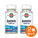 【全品P10倍★15日12:00-23:59】【2個セット】ケルセチン 1000mg 60粒 サプリメント 健康サプリ サプリ 植物 ハーブ 栄養補助 栄養補助食品 アメリカ タブレット サプリンクス 植物性エキスKAL