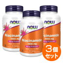 【3個セット】ナイアシンアミド 1000mg 90粒lエネルギー やる気 ビタミンB3 ナイアシン ナウ NOW サプリメント 海外サプリ アメリカサプリ