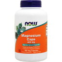 マグネシウム 400mg 180粒 サプリメント 健康サプリ サプリ ミネラル マグネシウム now ナウ 栄養補助 栄養補助食品 アメリカ カプセル