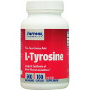 L-Tyrosine 500mg シャキっを応援するアミノ酸！やる気と冴え渡る毎日に 非必須アミノ酸の一つで、アドレナリンやドーパミンの原料となることから、体を構成する上で重要なアミノ酸「チロシン」を1粒に500mg配合。ピュアな結晶の型を保つフリーフォームで吸収面で期待できるアミノ酸です。 こんな方におすすめ！ 　・ 慌しい毎日でもほがらかさをキープ 　・ 勉強や仕事で忙しい時の栄養補給に 　・ 新生活をいつも通り元気よく 　・ 毎日シャキっと元気でいたい 　・ 勉強、仕事をはかどらせたい やる気や冴えのために大切な栄養を、しっかり補給できます。やる気に満ちた毎日のためにぜひお役立て下さい。 ※メーカーでラベル変更中の為、お届け商品のデザインが異なる場合がございます。 発売元 Jarrow Formulas社 容量 100粒　※約50〜100日分 形状 サイズ 約23mm×8mm ※イラストはイメージで実際のものと色や形は異なります。 お召し上がり方 栄養補助食品として1日1〜2粒を目安にお召し上がり下さい。 ※英文ラベル日本語訳 注意事項 ●次に該当する方はご摂取前に医師にご相談下さい。 ・双極性障害 ・悪性黒色腫を患ったことがある ・妊娠・授乳中 ・妊娠を考えている ・18歳未満 ・医薬品を服用中（特にMAO阻害薬） ●お子様の手の届かない場所で保管して下さい。 ※小麦、グルテン、大豆、乳製品、卵、魚、貝類、ピーナッツ、木の実は含まれておりません。 ※ページ下部に記載の「サプリメント等についてのご注意」も必ずご確認下さい。 成分表示 （1粒あたり） ◆Lチロシン 500mg （その他成分） ◆セルロース、野菜由来ステアリン酸マグネシウム、二酸化ケイ素、ゼラチン（カプセル） ・広告文責：SVSコーポレーション（株） 0120-326-039　・生産国：アメリカ製　・商品区分：食品