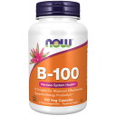 ビタミンB100 コンプレックス(11種類のビタミンB群をバランスよく高含有) 100粒 サプリメント 健康 サプリ ビタミン ビタミンB群 now ナウ 栄養補助 栄養補助食品 アメリカ カプセル サプリンクス B-100 complex
