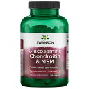 グルコサミン コンドロイチン & MSM 120粒Glucosamine Chondroitin & MSM 120 TabsSwanson