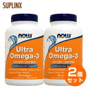 お得サイズ ウルトラオメガ3（EPA＆DHA）※コレステロールフリー 180粒 サプリメント 健康サプリ サプリ DHA EPA now ナウ お徳用 栄養補助 栄養補助食品 アメリカ 国外 ソフトジェル 通販 楽天