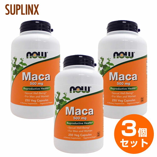 【3本セット】お得サイズ マカ 500mg 