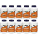 【1日24H限定★全品P10倍】【10個セット】Lリジン 500mg 250粒(ベジタリアン仕様) サプリメント 健康サプリ サプリ アミノ酸 リジン now ...