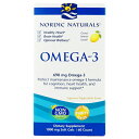 NORDIC NATURALS　オメガ3フォーミュラ（レモン）　60ソフトカプセル