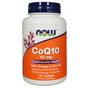 CoQ10 60mg with オメガ3フィッシュオイル／120ソフトカプセル CoQ10／Omega-3／Fish Oil／オメガ3脂肪酸／EPA／DHA／レシチン／サプリメント／NOW／ナウ／アメリカサプリ／サプマート／SupmartUSA／13897