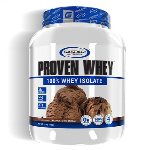 プルーブン ホエイ（ホエイアイソレート）プロテイン ※チョコレート風味 1,836g（約54杯分）[Proven Whey Protein 筋トレ ダイエット GaspariNutrition ガスパリ ギャスパリ タンパク質 232-26674]