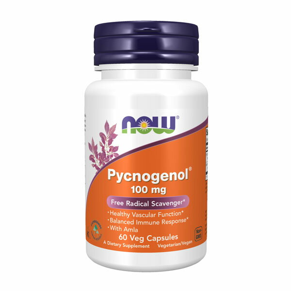 商品の特長 NOW Foods, Pycnogenol 100 mg 60 Veg Capsules. ※天然の原料を用いているため、製品には自然な色のばらつきが生じる場合があります。 乳製品不使用 卵不使用 コーシャ グルテン不使用 非遺伝子組み換え原料 ナッツ不使用 大豆不使用 ヴィーガン／ベジタリアン ご使用方法 栄養補助食品として1日1～2回、1回1粒をお召し上がりください。または、医師の指示に従ってお召し上がりください。 ※成人のみを対象にしています。 ※薬を服用中の方、疾患のある方、妊娠中、または授乳中の方は、サプリメントをお召し上がりになる前にかかりつけの医師にご相談ください。 ※高温多湿の場所を避けて保管してください。 ※お子様の手の届かない場所に保管してください。 内容成分 1粒中 ： ピクノジェノール（フランス海洋松樹皮抽出物）（Pinus pinaster）　100mg アムラエキス（果実）　240mg その他の原材料： ヒプロメロース (セルロースカプセル)、微結晶セルロース、ステアリン酸(植物由来)、二酸化ケイ素。 ※酵母、小麦、グルテン、大豆、牛乳、卵、魚、貝類、木の実の原料を使用していません。ただし、これらのアレルゲンを含む原料を加工する適正製造基準（GMP）施設で製造されています。 ※ピクノジェノール は、Horphag Research Ltd の登録商標です。 ※1968年以来家族経営。 内容量 60ベジカプセル メーカー名 NOW 原産国・製造国 アメリカ 商品区分 健康食品 保存方法 直射日光を避け、涼しく乾燥した場所で保管してください。 配送元・広告文責 Natulab, Inc. 1571 South Sunkist St.Suite D　Anaheim, CA 92806 U.S.A. TEL：1-714-941-9411 当店は米国カリフォルニアを本店とする海外ショップです。 当店でご購入された商品は「個人輸入」として米国カリフォルニアよりお客様へ直送させていただきます。 なお、個人輸入される商品はすべてご注文者自身の「個人使用・個人消費」が前提となりますので、ご購入商品を第三者へ譲渡・転売することは法律で禁止されております。 通関時に関税・輸入消費税が課税される可能性があります。 詳細はこちらをご確認ください。 当店のカード決済代行会社はRakuten Commerce LLCです。