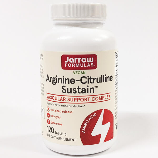 JARROW FORMULAS　アルギニン-シトルリン・サステイン　120タブレット[Arginine-Citrulline Sustain／サプリメント／アメリカサプリ／サプマート／SupmartUSA／42264]