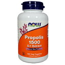 プロポリス 1500mg　100粒（ベジカプセル）[5倍濃縮／Propolis／天然の抗菌物質／健康サプリ／美容／栄養補助食品／ナウフーズ／NOW FOODS／アメリカサプリ／サプマート／SupmartUSA／6956]