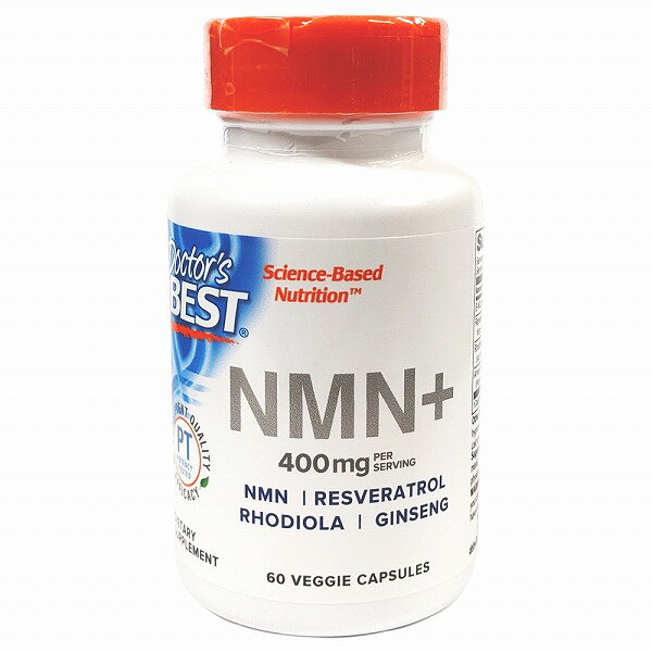 NMN＋ 200mg（レスベラトロール＋ロディオラ配合）／60ベジカプセル ニコチンアミド モノヌクレオチド／resveratrol／rhodiola／ドクターズベスト／DOCTOR 039 S BEST／サプリメント／アメリカサプリ／サプマート／SupmartUSA