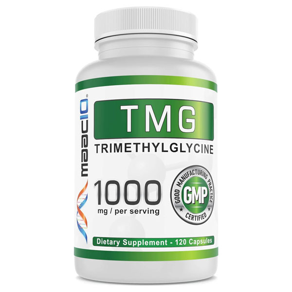 MAAC10 TMG（トリメチルグリシン）1000mg／120カプセル[ベタイン／マック10／MAAC10／サプリメント／アメリカサプリ／サプマート／Supm..