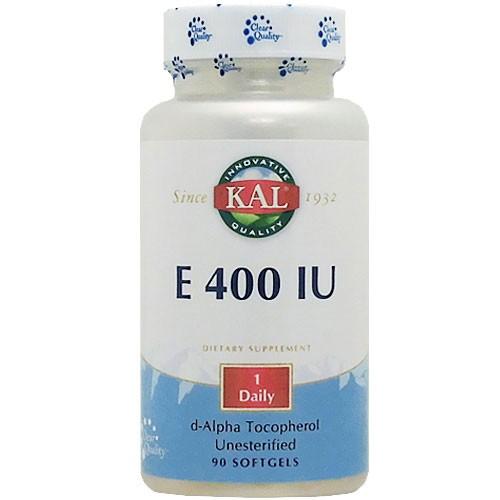 KAL（カル） ビタミンE 400IU（d-α-トコフェロール） 90粒 サプリメント ビタミン ビタミンE ソフトジェル Vitamin E 400IU