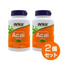 【全品ポイント10倍〜6/11 1:59まで】【2個セット】オーガニック アサイー 500mg 100粒(サプリメント) NOW サプリメント 健康サプリ サプリ 植物 ハーブ now ナウ 栄養補助 栄養補助食品 アメリカ カプセル 植物性エキス(4)
